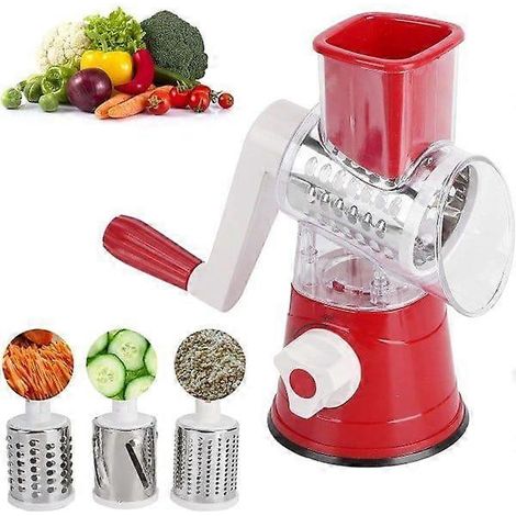 Coupe-légumes à manivelle, pour fruits, légumes et plus encore, accessoires de cuisine, râpe multifonctionnelle (1/5)