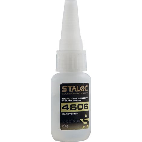 STALOC Sofortklebstoff 4S06, klebt Kunststoffe (PE, PP, Silikon und PTFE) 20 g (1/3)