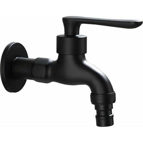 Better-Outdoor Garden Faucet Vintage Cold Water Tap with Unique Control Interface (1/2 Inch Outlets - 1/2 Inch Inlets), Suitable for Garden, Washi