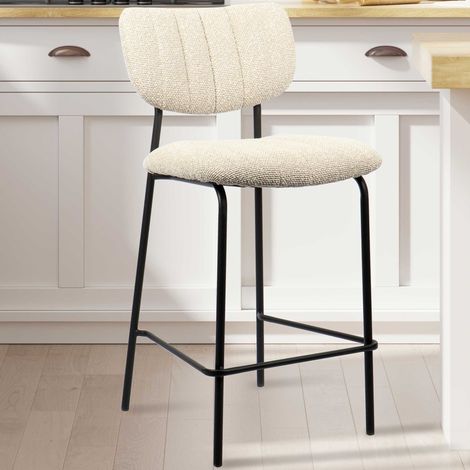 Tabouret de bar Georgi  46 x 53 x 97 cm  Beige (1/5)
