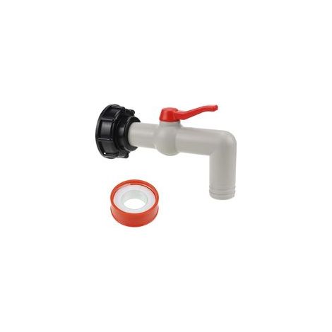 Adaptateur pour Robinet IBC pour Réservoir Filetage 60 mm Adaptateur pour Réservoir d'eau de pluie IBC(DN40/50) (1/5)