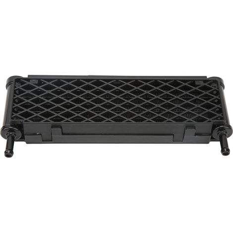 Refroidisseur d'huile moteur moto en aluminium à grille polygonale haute résistance, compatible avec les moteurs 50cc à 250cc des véhicules tout-terrain et quads. (1/5)