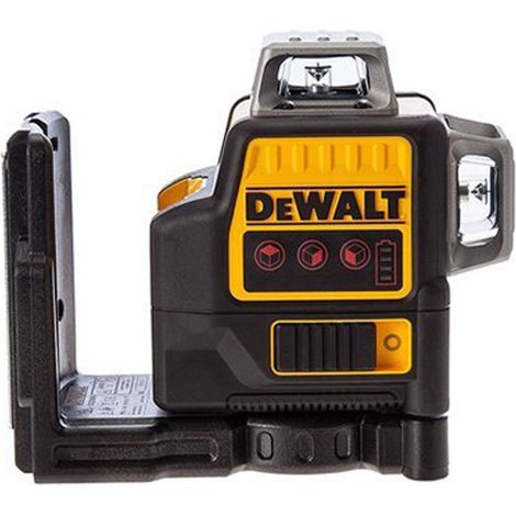 Niveau laser rouge 360° DeWalt DCE089RN – Précision de nivellement – Portée 30m – 3 lignes laser – Alimentation par batteries Li-ion
