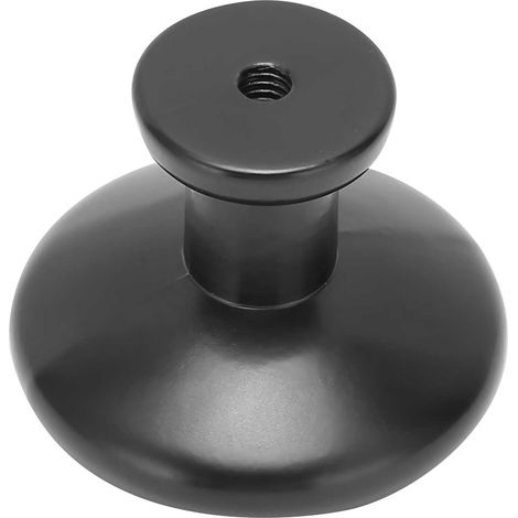 Poignée de meuble noire en alliage de zinc, bouton de tirage pour porte de placard, salle de bain ou chambre.