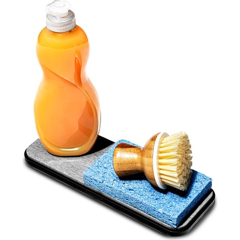 Bac d'évier en Granit, Collection de Pierres à sécher, Base antidérapante, Plastique diatomite thermoplastique, Caoutchouc (1/5)