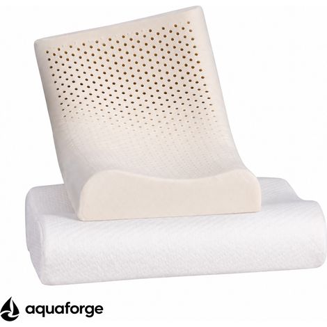 Almofada Cervical Ergonómica Látex Hipoalergénica Respirável 60 x 40 x 8 cm (1/5)