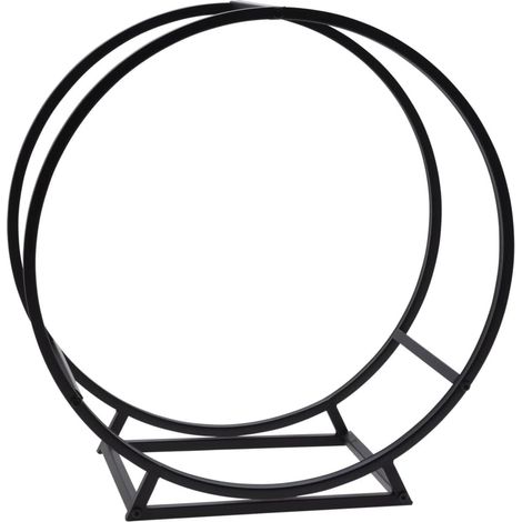Panier Porte Bûches Rond moderne Idéal rangement bois de chauffage