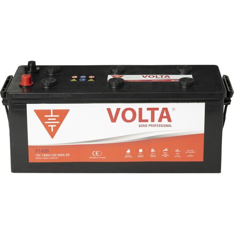 Batería de camión PROFESSIONAL 140AH 950A Borne +Dcha. Medidas 512x186x219mm (1/2)