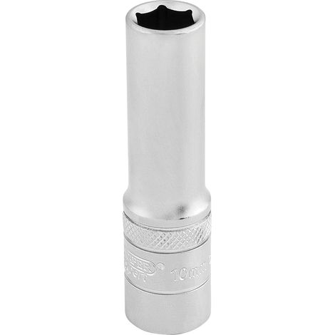 Draper DT-MM/MS 3/20, 3 cm Square Drive 6-Point Metric Deep Socket (10 mm) – Blue (1/5)