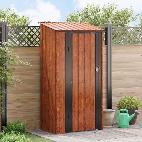 Gartenhütten Braun 103 x 74 x 200 cm Metall (1/5)