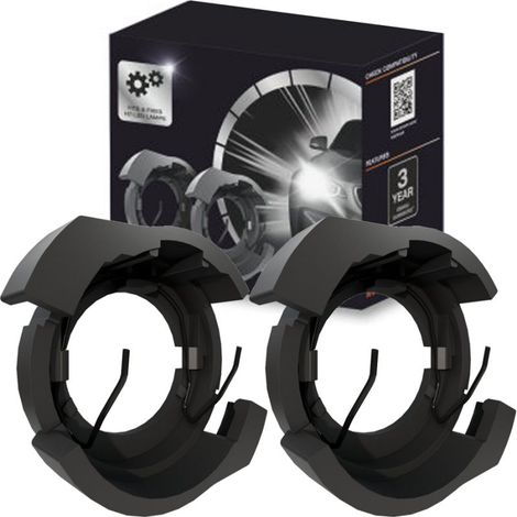 2x Adaptateurs LEDriving 64210DA09 ADAPTER - OSRAM - Audi, Alf Romeo, VW, Ford, Renault