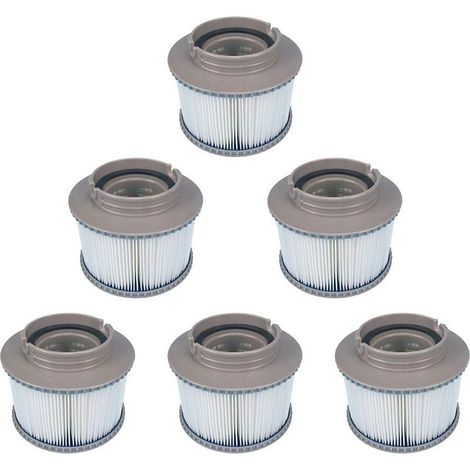Lot de 6 filtres de Remplacement pour Spa pour MSPA FD2089, Pompe à Cartouche filtrante pour MSPA Tous Les spas actuels (1/5)
