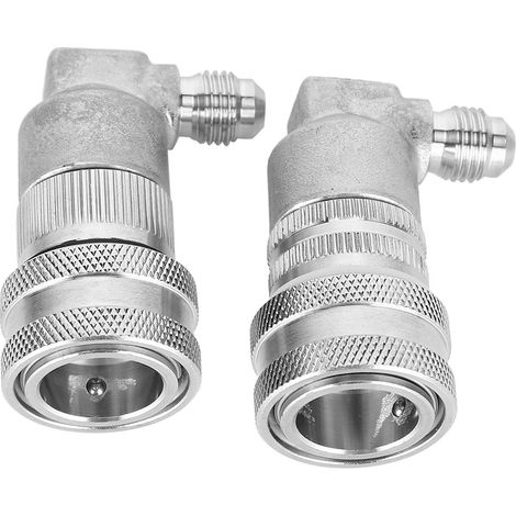 2 Stück Keg-Kupplungsadapter Schnellverbinder Zapfhahn Edelstahl Kugelverschluss MFL 1/4 Zoll (1/5)