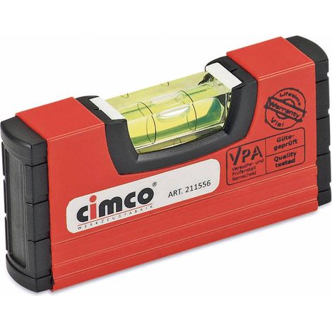 Cimco Mini-Wasserwaage 100mm 211556