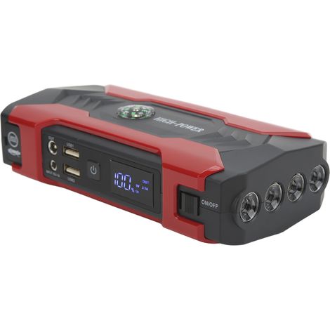 Batterie externe multifonctionnelle de 28 000 mAh pour voiture, démarreur de secours pour moteurs et motos 12 V, prise 100-240 V US (1/5)