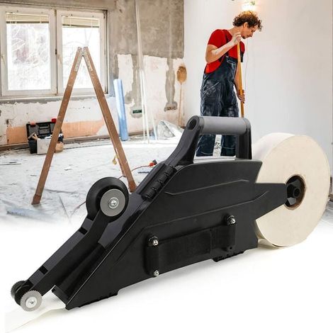 Schwarzes Banjo-Trockenbau-Tape-Werkzeug mit umkehrbarem Innenecken-Rollrad – Bausatz zum Abdichten von Gipskartonfugen – Finishing-Set P, von DEBUNS (1/5)
