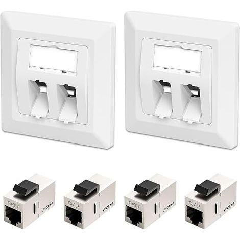Modulo plug di rete Keystone femmina a femmina per patch (1/5)