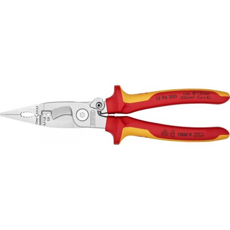 Knipex 200 mm pince multifonctions électroinstallation (1/3)