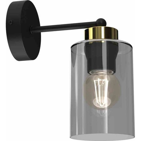 Applique murale LED E27 Milagro CHIC MLP8382 noir/or (1/5)