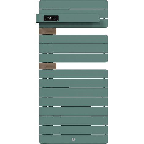 THERMOR - Sèche-serviettes connecté Allure 4 1500W Eucalyptus/Chêne Mat à gauche - 483320 (1/2)
