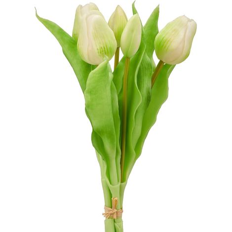 GASPER Tulpenbund Weiß 31 cm - Kunstblumen (1/2)