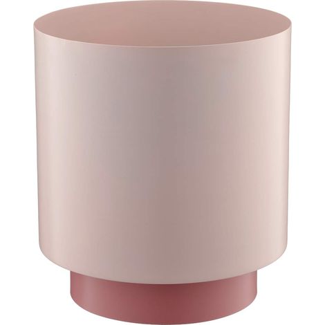 Gasper – Cache-pot Lepuro DIPPED avec pied – Métal, rose et vieux rose, Ø 20 cm, hauteur totale 21 cm