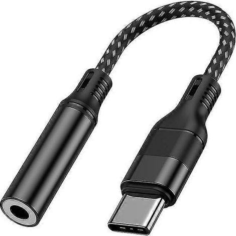 Adaptateur casque USB-C, adaptateur USB-C vers auxiliaire, accessoire d'interface audio USB (1/3)