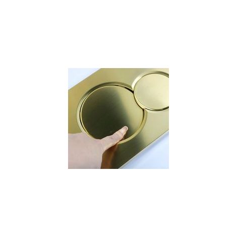 Geberit Sigma01 - Sigma01 Unterputzplatte, gebürstetes Gold 115.770