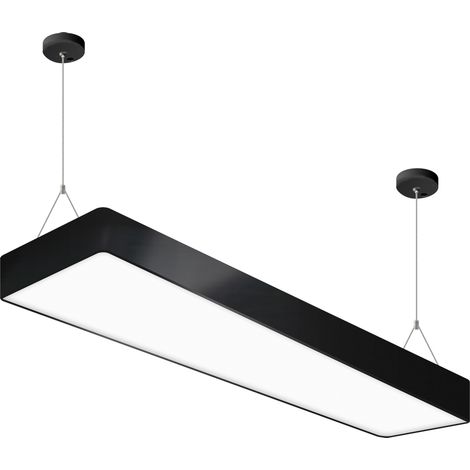 Lámpara colgante LED negra de 24 W y 4100 K con efecto de destello, Ideus 03632 (1/2)