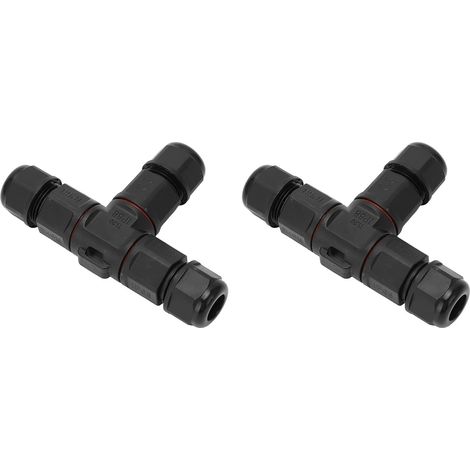 T-shaped wire connector design for versatile use in lighting and aviation applications. Available in 2- and 3-pin versions. Reliable closure for your electrical needs. (1/5)