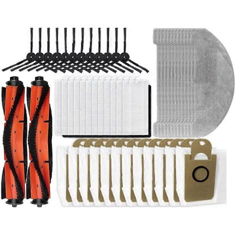 Accessoires pour aspirateur robot Imou RV1 Pro et Imou RV1 Pro Max : brosse principale, filtre HEPA, chiffon, sac à poussière, pièces de rechange (1/5)