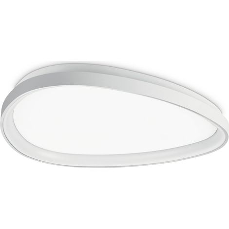 Ideal Lux Plafoniera moderna Gemini 1 luce LED integrato bianca 30W 4000K metallo