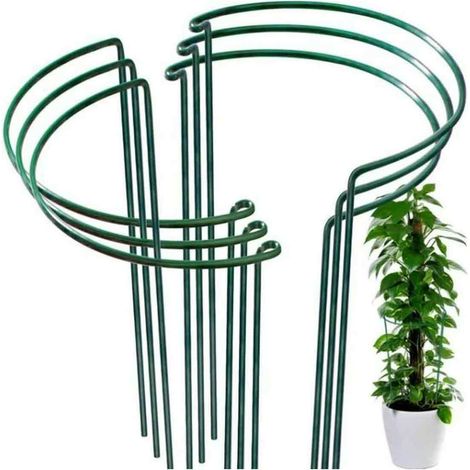 10 Tuteur Plante 25x40cm Supports pour Plantes Grimpantes et Fleurs Tuteurs Tomates Jardin (1/5)