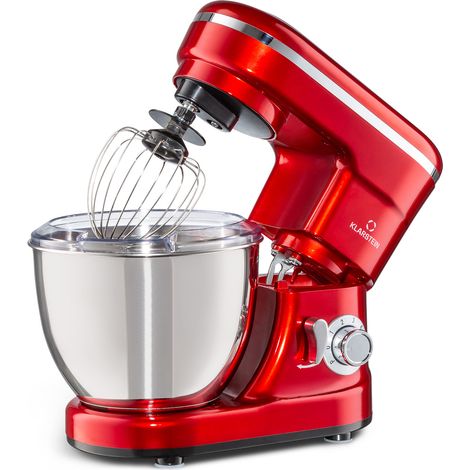 Klarstein Mini Batidora Bella 1200 W 6 Pasos 4 Litros Acero Inoxidable Función Pulso
