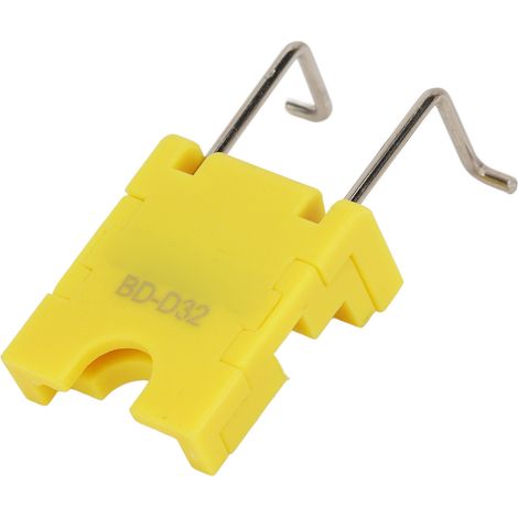 Verrou disjoncteur miniature Nylon PA renforcé Goupille rétractable robuste Résistant -50°C à 177°C Sécurité électrique (1/5)
