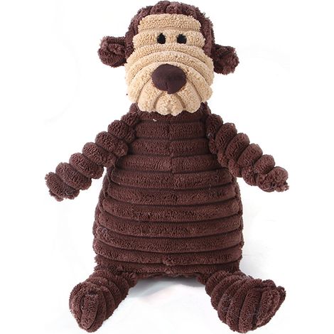 Conjunto de juguetes de peluche, con chirriador, papel arrugado, algodón natural, para perros pequeños, medianos y grandes. (1/5)