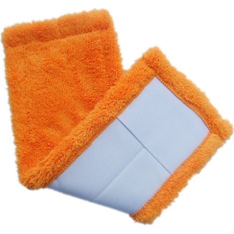 Recharge De Tête De Vadrouille en Microfibre Ultra Fine pour Balai Serpillière Accessoire De Remplacement pour Nettoyage Sols Durs Et Lisses Cuisine Maison Facile À Laver (1/5)