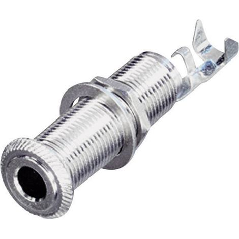Rean AV NYS2202 Klinken-Steckverbinder 6.35 mm Buchse, Einbau horizontal Polzahl: 2 Mono Silber 1 St