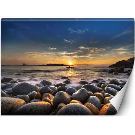 Papier peint coucher de soleil au bord de la mer - 300 x 210 cm (1/4)