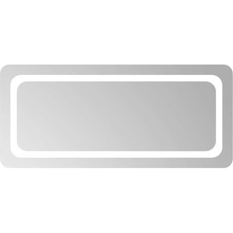 Miroir à LED de salle de bain Miroir Élégant - 90x40 cm -77809 (1/5)