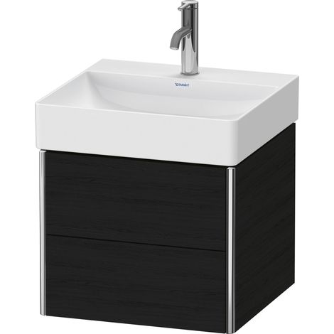 Duravit XSquare Meuble sous-lavabo suspendu, 2 tiroirs,