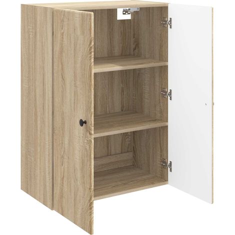 Armadietto a muro Mobiletto a muro Rovere Sonoma 66 x 34,5 x 90 cm DAS550313 (1/5)