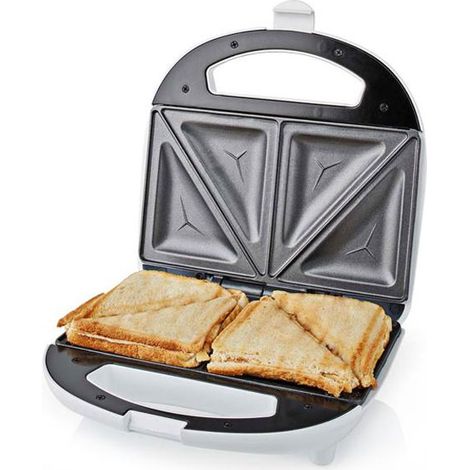 Piastra Elettrica Acciaio Antiaderente 750W Bistecchiera Toast e Sandwich Alpina (1/3)