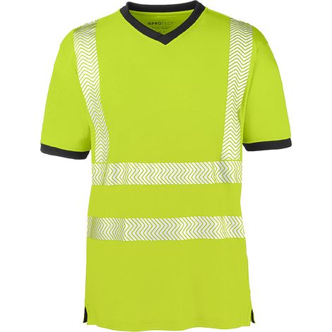 Warnschutz-T-Shirt Miami Größe 3XL leuchtgelb/grau 4PROTECT (1/4)