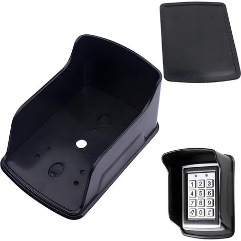 Sollbry Funda impermeable para botón, 1 unidad de controlador de protección contra la lluvia, funda para timbre, para cámara de video, botón de timbre, timbre inalámbrico (1/5)