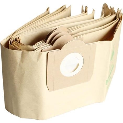 Remplacements De Sacs D'aspirateur, Compatibles For Karcher, Wd3 Premium Wd 3,300 M Wd 3,200 Wd3.500 P 6,959-130 Accessoires D'aspirateur Pièces De Rechange.(15 Dust Bag) (1/4)