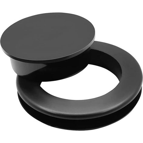 Schirmhalterungs-Set – Sonnenschirmhalter – Terrassenstabilisator – verhindert Schwanken – 61 cm Außendurchmesser – Schwarz (1/5)