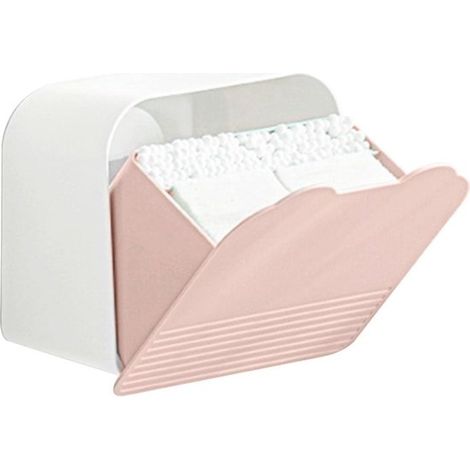 Wand-Make-up-Organizer – Badezimmer-Aufbewahrungsbox mit Halter für Damenbinden, Wandmontage, klappbar, doppelt (1/5)