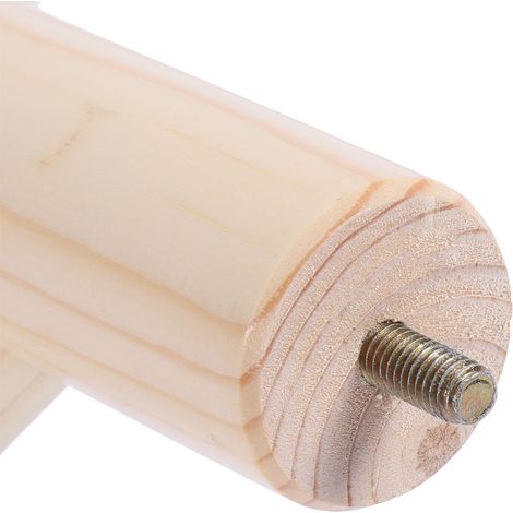 Kleiderständer aus Holz im Baumstil, Stehender Kleiderbügel, Bodenständer, Schlafzimmer (1/4)