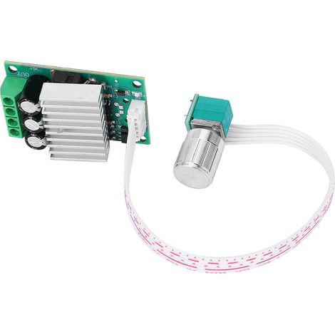 PWM-Gleichstrommotor-Drehzahlregler, industrieller Drehzahlregler mit stufenloser Regelung und klarer Beschriftung, 12 V–30 V, 10 A (1/5)